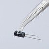 EA595B 155mm 先曲ピンセット エスコ 03512074