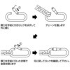 EA638AL-5 5mm ステンレス製 オープンフック エスコ 03548474