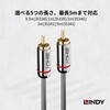 35341 LINDY CROMO LINEデジタル同軸(フォノ)オーディオケーブル LINDY 03574458