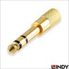 20503 LINDY 6.3mm to 3.5mm ステレオ オーディオ オス/メス 変換プラグ LINDY 03574537