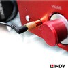 20503 LINDY 6.3mm to 3.5mm ステレオ オーディオ オス/メス 変換プラグ LINDY 03574537
