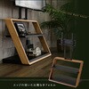 ZWAT-WAL 木目が美しい棚付きZ型壁寄せテレビスタンド【Zarzia-ザージア-】 ホームテイスト 03574738