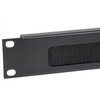 CMBRUSH1U サーバーラック用ケーブル管理パネル/1U/高密度ブラシ付き/データセンター用 スチール製ケーブルオーガナイザー StarTech.com 03575122