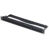 C6PANELUTP241UFT パッチパネル/ラックマウント型/1U 24ポート/スルータイプ(フィードスルー)/ケーブル管理バー付き/Cat6対応 RJ45 UTP/ネットワーク構築・配線管理・データセンター向け StarTech.com 03575131