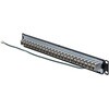 パッチパネル/1U/フィードスルー型/Cat6a 24ポート/シールドSTP RJ45/ケーブル管理バー付属/カテゴリ6A ラックマウント用 イーサネットパネル StarTech.com