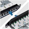 C6APANELSTP241UPD パッチパネル/1U/CAT6A 24ポート/シールドSTP/110型 パンチダウン/RJ45/ラックマウント用 LAN イーサネットパネル StarTech.com 03575158
