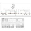 K3601Y-300 K3601Y スライドレール 横付 ホリエ金物 03584109