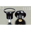 M6x10x21mm 雄ねじフェノール樹脂ノブ エスコ