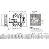 EA951BC-100 プレートラッチ エスコ 03691186