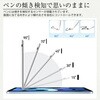 penpad-universal タッチペン iPad Pro Air mini 対応 高感度 スタイラスペン Type-C 充電式 傾き検知 磁気吸着 替え芯付き メディアカバーマーケット 03697342