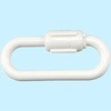 [白] 6.0mm プラスチック スクリュージョイント エスコ