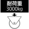 EA986KX-150 150mm 固定金具付 ナイロンキャスター エスコ 03717761