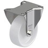 EA986LJ-100 100mm ステンレス固定金具付キャスター エスコ 03718197