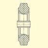 EA986MC-140 140x 37mm ソリッドラバ車輪 エスコ 03718504