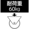 EA986MF-75 75x 25mm ソリッドラバー車輪 エスコ 03718714