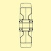 EA986MH-160 160x 50mm ソリッドラバー車輪 エスコ 03718836