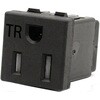 BS-ST-1540B-BA パネルマウントAC電源コンセント(接地2P 15A/125V，20A/125V，20A/250V) bitstrong(ビットストロング) 03764140