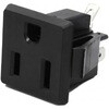 BS-ST-1510-48B パネルマウントAC電源コンセント(接地2P 15A/125V，20A/125V，20A/250V) bitstrong(ビットストロング) 03764158