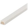 DZ-AMT106X2-ST テープ付ABS配線モール 60cm 2本入 オーム電機 03765969