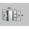 クレセント受け(*8CLU1074) 新日軽(LIXIL)
