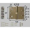 ドア用ドア丁番 FNMB106 トステム(LIXIL)