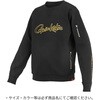 #ブラック/ゴールド(757668) GM3756 クルーネックスウェットシャツ がまかつ Gamakatsu 03771061