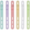 ソフトタッチ シリコンケーブルバンド 6本組 sofumo シャーベットカラー OWLTECH(オウルテック)