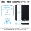 DE-C38-10000WF oCobe[ 10000mAh e o(Type-C~1) o(USB-A~1) ܂[dΉ GR 03775058