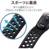 SW-XI221BDSCLBK Xiaomi Mi Smart Band 6 / 5 交換バンド ベルト 汗・水に強い 通気性 耐衝撃性 スポーツ エレコム 03775600