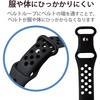 SW-XI221BDSCLBK Xiaomi Mi Smart Band 6 / 5 交換バンド ベルト 汗・水に強い 通気性 耐衝撃性 スポーツ エレコム 03775600