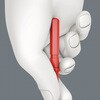 006545 絶縁四角ドライバービット 先細型 (クラフトフォームコンパクト) Wera 03775480
