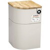 EV椅子 非常用備蓄品Bセット付 座面:天然木 防災用品 25-4546-0003 ベージュ 微笑(シコク) 690-613 テンネンボク シコク