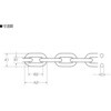 R5-PC8-OR ローズのプラスチックチェーン 真田化鋼(S・ROSE) 03781107
