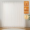 昼見えにくい・遮熱・保温・UVカットレースカーテン ルーシェ ユニベール