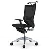 CP86NS FPC1 バロンハイバックアジャストアーム シルバー クッション座 ランバー ハンガー付, ウレタンキャスター オカムラ(岡村製作所) 03955292
