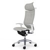 CP82CW FPG3 バロン EXハイ 可動ヘッド 可動肘 座メッシュ シルバーフレーム ホワイトボディ ハンガー付 ランバーなし ナイロン オカムラ(岡村製作所) 04059811