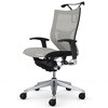 CP84CS FPG3 バロン ローバック 可動肘 座メッシュ シルバーフレーム ブラックボディ ハンガー付 ランバー付 ナイロン オカムラ(岡村製作所) 04043187