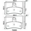 76360 HD PAD(F)DYNA(08-09) DAYTONA(fCgi) 03970864