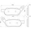 76361 HD PAD(R)DYNA(08-09) DAYTONA(fCgi) 03970907