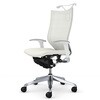 CP86LW FPC2 バロン ハイバック 可動肘 座クッション ポリッシュフレーム ホワイトボディ ハンガー付 ランバーなし ウレタン オカムラ(岡村製作所) 03974937