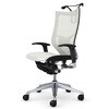 CP86CS FPG2 バロン ハイバック 可動肘 座メッシュ シルバーフレーム ブラックボディ ハンガー付 ランバー付 ナイロン オカムラ(岡村製作所) 04007661