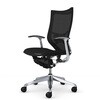 CP45HS FPG1 バロン ハイバックデザインアーム ポリッシュ メッシュ座ランバー付, ウレタンキャスター オカムラ(岡村製作所) 04077101