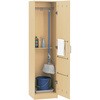 学校用木製収納 掃除用具入れ 巾木タイプ<配送時組立サービス付> イトーキ