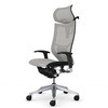 CP82CS FPG3 バロン EXハイ 可動ヘッド 可動肘 座メッシュ シルバーフレーム ブラックボディ ハンガー付 ランバー付 ナイロン オカムラ(岡村製作所) 04071912
