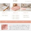 270109400 花びらのようにひらひらと揺れるパイルが特徴のシャギーマット ブルーマ 萩原 04086009
