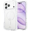 PMWA25DGRAKM2CR iPhone 17 Pro Max ケース ハイブリッド 衝撃吸収 MAGKEEP 磁力装着ワイヤレス充電対応 黄変防止 Grippy エレコム 04087576