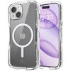 PMWA23AGRAKM2CR iPhone 15 ケース ハイブリッド 衝撃吸収 MAGKEEP 磁力装着ワイヤレス充電対応 黄変防止 Grippy 極限保護 エレコム 04087689