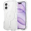 iPhone 16 ケース ハイブリッド 衝撃吸収 MAGKEEP 磁力装着ワイヤレス充電対応 黄変防止 Grippy 極限保護 エレコム