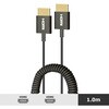 VV-CCHDAA010-B カール コードタイプ HDMI ケーブル Vodaview 04088301