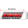 F7233 パラレオグラム ステッカー HARD-WARE each L(135mm) F7233 DRC(ディーアールシー) 04088528